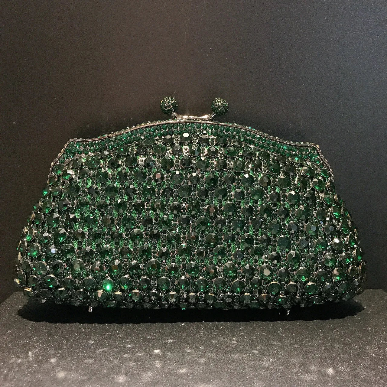 Women Elegant Silver Formal Rhinestone Clutch Purse Banquet Party Wedding Crystal Evening Bag Luxury Diamond Bridal Handbag