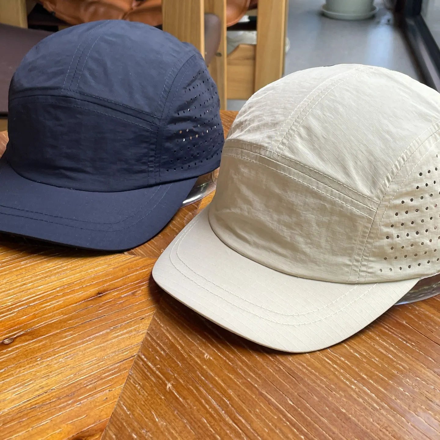 Quick Dry Short Brim Baseball Cap Men Women Lightweight Breathable 5 Panel Hat Outdoor Sports Running Cycling Camp Cap Gorras