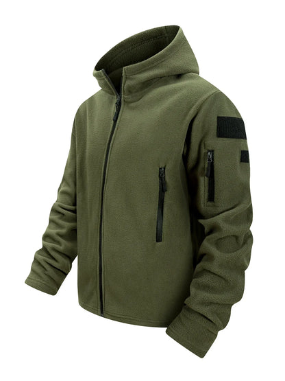 Winter Thermal Fleece Tactical Jacket Warm Thicken Hunting Hiking Outdoors Sports Hooded Coat Militar Outdoor Army Jackets S-3XL