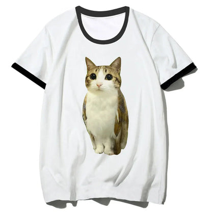 Meowl t-shirt girl 2000s Digital Retro korean clothes Classic Gothic shirt 2000s hip hop Graphic Grunge Pop Culture aesthetic