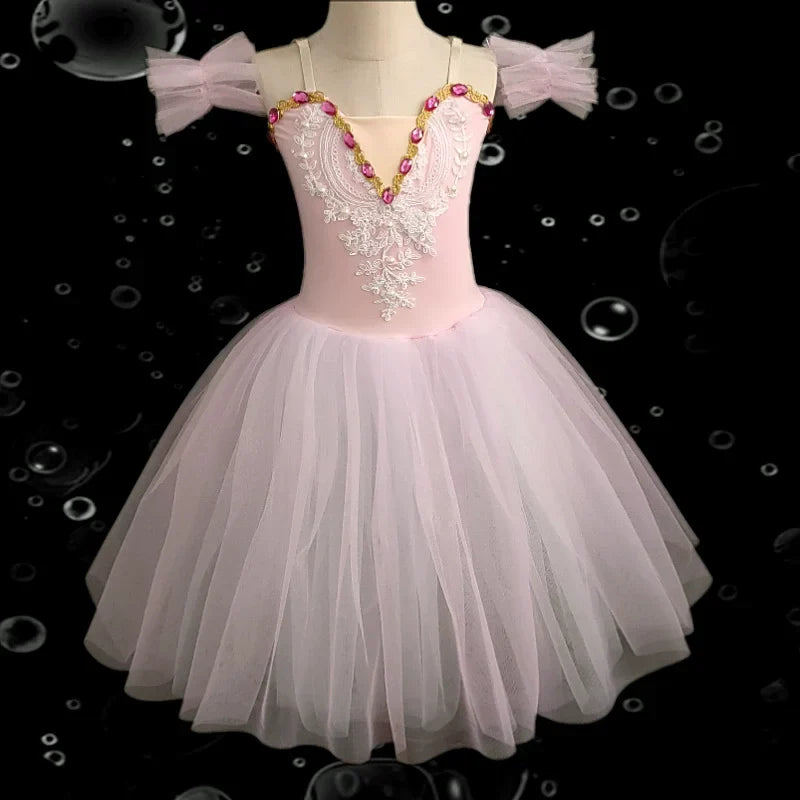 Girl Ballet Dress Tutu Outfit Vestidos Princess Dance Costumes Kids Clothes Summer Girls Dresses Ballet Leotards Children's Day