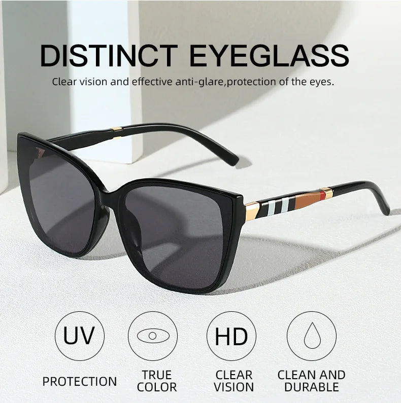 Trendy CAT EYE Sunglasses for women men UV400 Unisex Outdoor Eyewear with UV Protection Fashionable