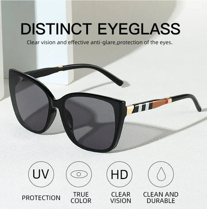Trendy CAT EYE Sunglasses for women men UV400 Unisex Outdoor Eyewear with UV Protection Fashionable