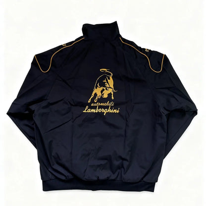 Spring Autumn Thin Racing Embroidered Motorcycle Jacket Cycling Suit Casual Sport Jacket For Lamborghini URUS Huracan Aventador