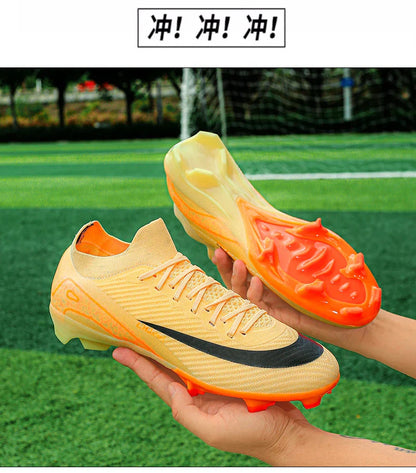 New Men's Football Boots Training FG Top Quality Sneakers Non-Slip Soccer Shoes Cleats Wholesale Drop Shipping Unisex Adult