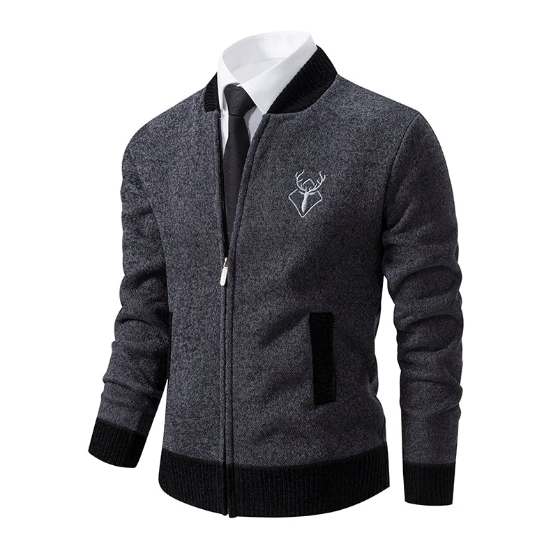 Vintage Men Knitted Sweaters Cadigan Men's Casual Fashion Button Up Cardigans Jackets Autumn Winter Jumper Coat
