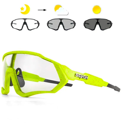 New Style Sunglasses Photochromic Sport Cycling Glasses Bicycle Eyewear Mountain Bike Cycl Goggles UV400 MTB Road for Men