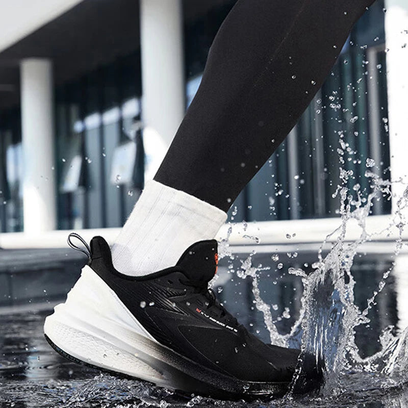 7.0 Men Running Shoes New Water Repellent Comfort Warm Elastic Non-slip Jogging Male Sneakers 672442219