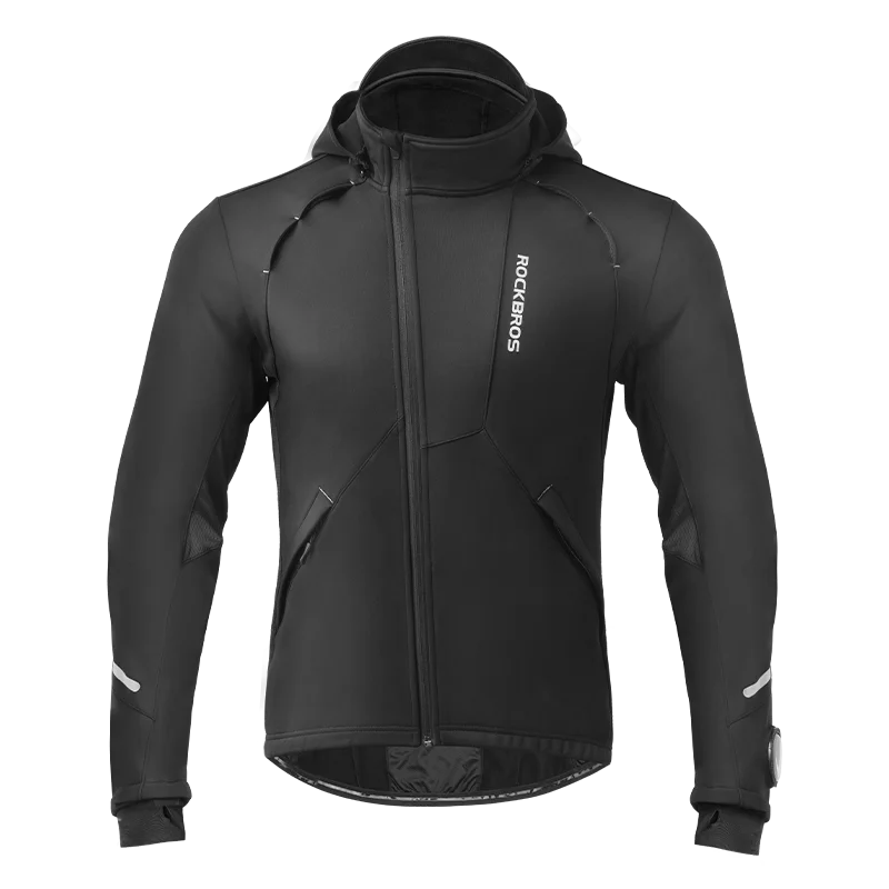 Bicycle Jacket Winter Cycling Clothing Thermal Fleece Long Sleeve Cycling Bike Clothing Warmer Windproof Sportswear