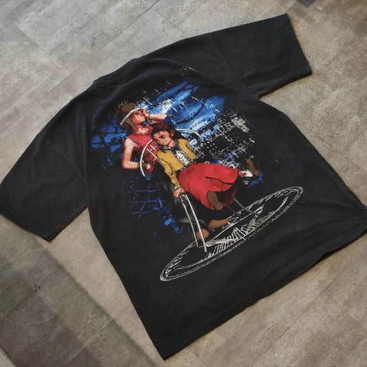 Japanese Vintage Classic Anime Lain T Shirt Oversized Y2k Men Women Casual Cotton Short Sleeve Manga Graphic Loose Harajuku Tees