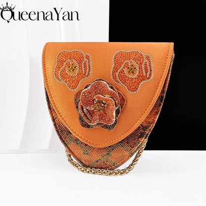 2025 Elegant Lilac Color Women's Heels Handbag Set Rhinestone Embellished Designer Shoes for Weddings Special Events