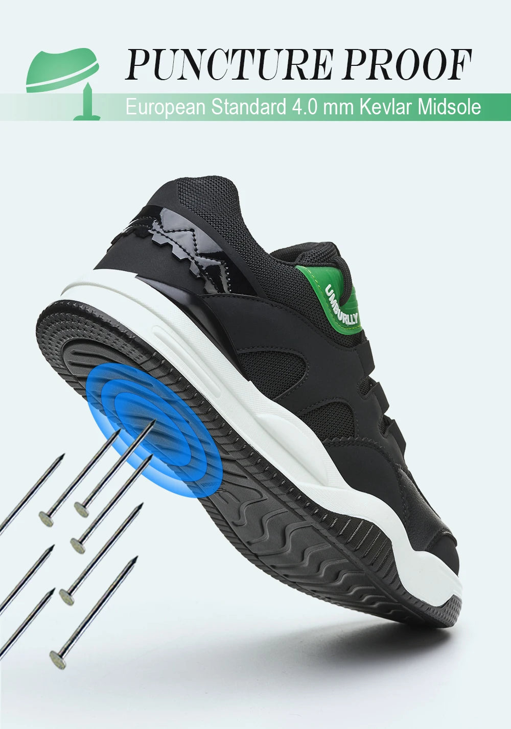 Fashion 2025 New Work Shoes Men Steel Toe Anti Smashing Indestructible Sneakers Splicing Design Comfortable Male Footwear