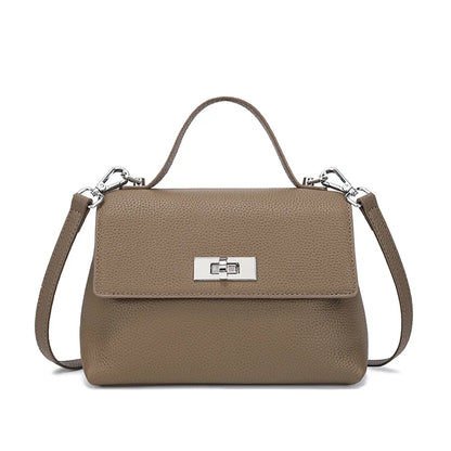 Luxury handbags female crossbody bags small square shoulder bag new fashion 2025 genuine cowhide leather satchel
