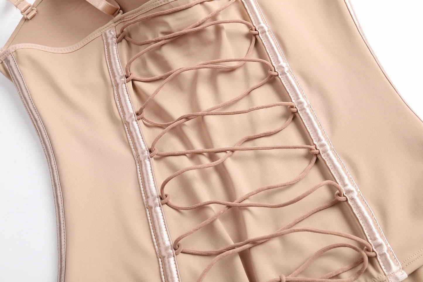 New Triangle Body Shaper Flat Belly Reductive Shapewear Bodysuits with Bra Tummy Control Slimming Sheath Liposuction Surgery