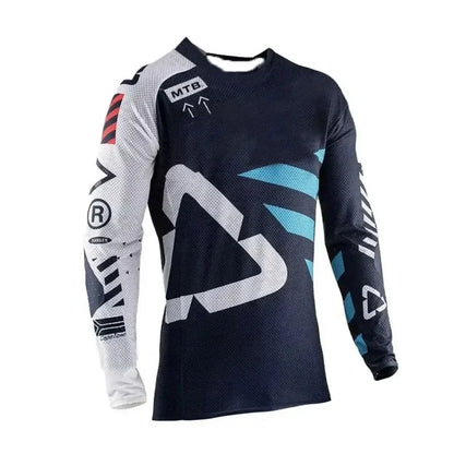 Professional MTB Long-Sleeve Cycling Jersey Breathable Outdoor Sports Top Comfortable Durable Riding Gear