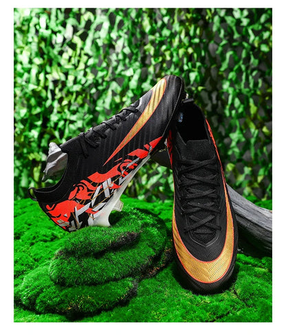 New Men Soccer Shoes Sneakers Original Football Boots Training Long Spikes Drop Shipping Futsal Cleats Match Ultralight Indoor