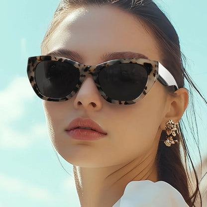 Polarized Sunglasses Women Cat-Eye: Trendy Cateye Sunglasses for Woman - Cute Sun Glasses UV400 Protection