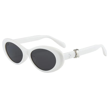 Vintage Oval Sunglasses NEW Women Luxury Brand Designer Small Oval Sun Glasses Retro Fashion Shades Men Eyegalsses Gafas De Sol