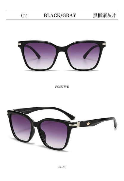 New Trend Sunglasses for Women and Men Simple Design Decorative Glasses Car Driving Eyewear Unisex UV400 Sun Glasses