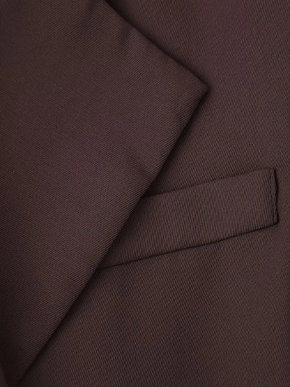 Women Fashion Solid Blazer Lapel Slim Double Breasted Long Suit Coat Female Wild Office Lady Commute Woman Outercoat Top