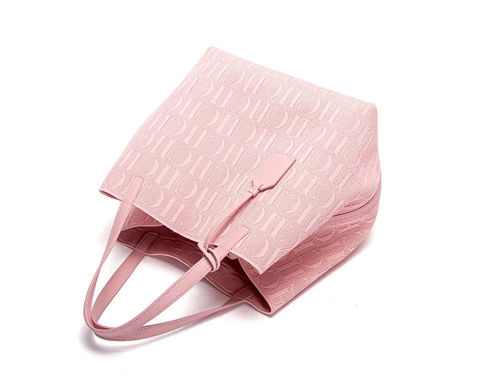 Fashionable Classic New Solid Color Outer Bag Women's Handbag Exquisite Craftsmanship Large Capacity Tote Bag