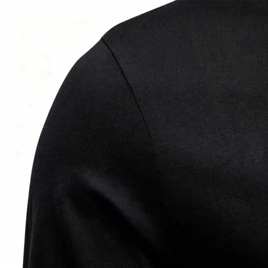Casual men's plain breathable slim-fit round-neck long-sleeve T-shirt for spring and autumn sports