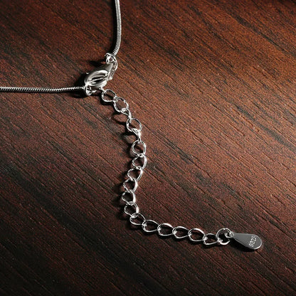 0.5-2CT D Color VVS1 Moissanite Pendant Necklace for Women S925 Silver 4 Claw Pass Diamond Test Neck Chain Christmas Gift