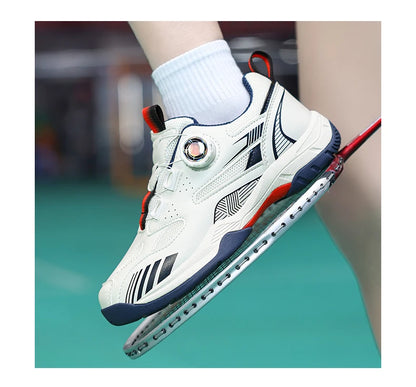 Table Tennis Shoes for Men and Women, Fashionable Badminton Shoes for Women, with Rotating Buckle, Breathable and Non-Slip, Badminton Shoes, Casual Sports Shoes, Breathable Mesh Running Shoes, 2026 Trendy New Models, Sizes 36