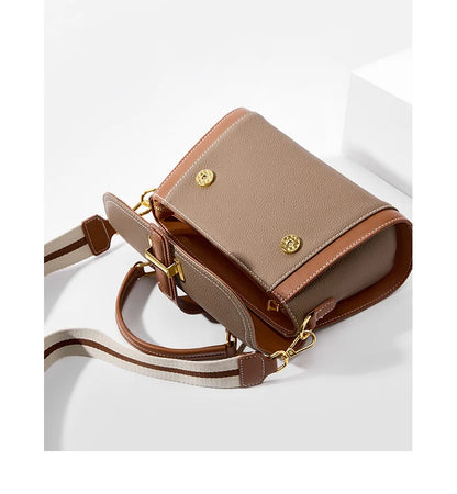 Luxury handbags female crossbody bags small square shoulder bag mom women bags new fashion 2025 genuine cowhide leather satchel