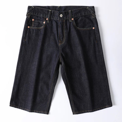 Men Embroidery Denim Shorts Black Hiphop Jeans Pants Cherry Blossom Dragon Totem Washed Zipper Cotton Summer cherry blossoms 024