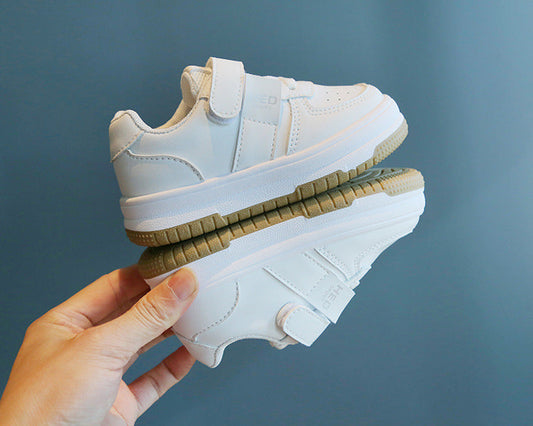 Children's Casual Sneakers 2024 New Comfortable Single Shoes Baby Boys Girls Toddler Small White Shoes Tenis Sports Board Shoes