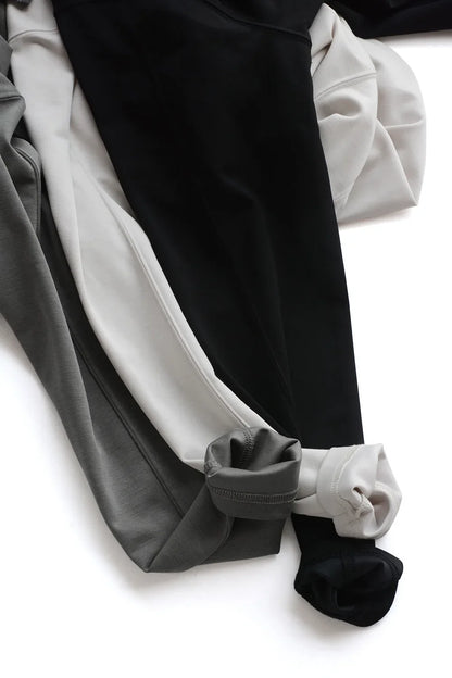 Shape-Retention & Pilling-Resistant Long-Sleeve Tee: Contrast Collar Design + Stretchy Fit Men's Undershirt