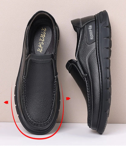 Spring Summer 2026 New Loafers for Men Soft Sole Fashion Business Casual Leather Shoes Male British Style Designer Shoe Man