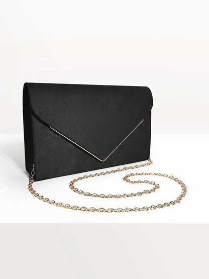 Velvet Envelope Bags Women Evening Wallets High Quality Clutches Banquet Dresses Clutch Over Shoulder Bags with Chain Handbags