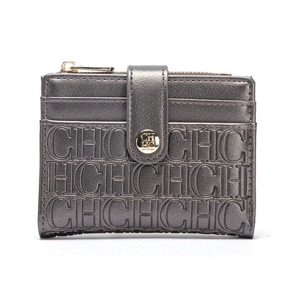 Women's Wallet Simple Wine Red Zero Wallet Credit Card Bag