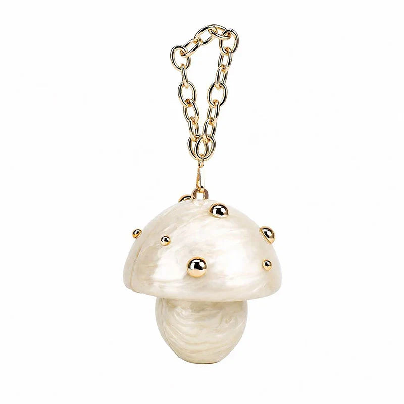 Handbag Crossbody Bag Clutch Evening Acrylic Shoulder Fashion New Mushroom-shaped Wedding Pouch In Luxury Handbags Women