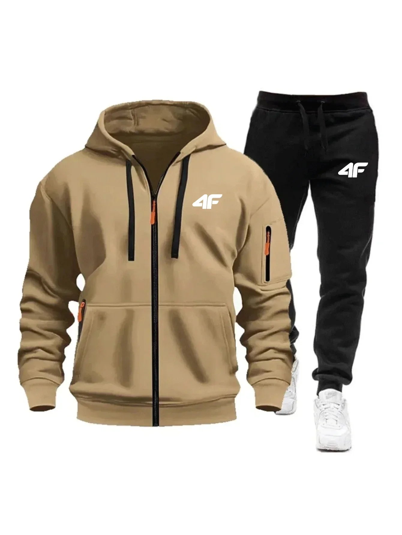 Sets for Men Two Piece Outdoors Mens Tracksuit Set Hot Sales Sportswear Man Sweatpants Hoodie Fashion Comfortable Casual Jogging