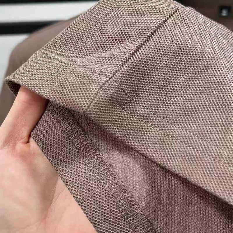 High quality men's heavyweight summer new cotton classic brand embroidered comfortable polo shirt breathable trendy short sleeve