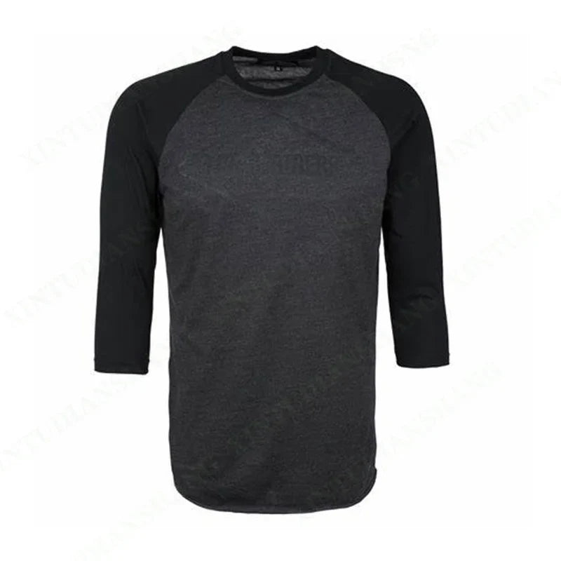 Men's Motocross Loose Rider 3/4 Sleeve Jersey Enduro Mountain Bike Jersey Downhill Racing Mx Shirt Maillot Ciclismo Sweatshirt