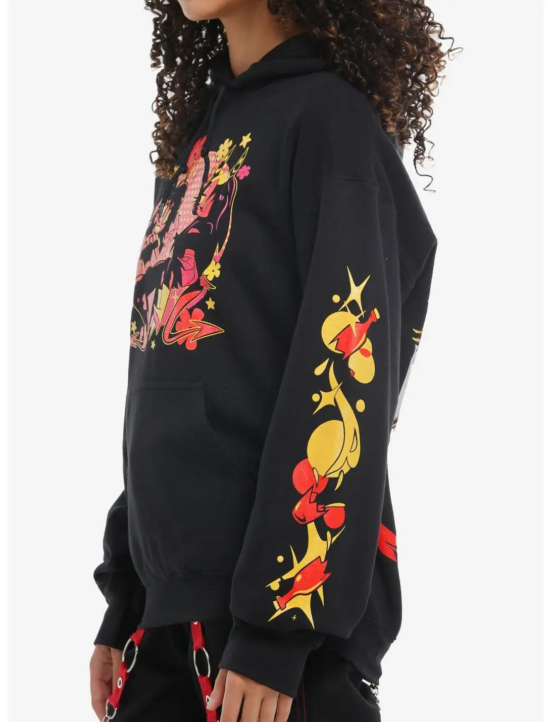 Autumn Winter Hoodies Helluva Boss Hell's Belles Graphic Pullover Men Women Oversized Sweatshirt Fleece Warm Winter Tracksuits