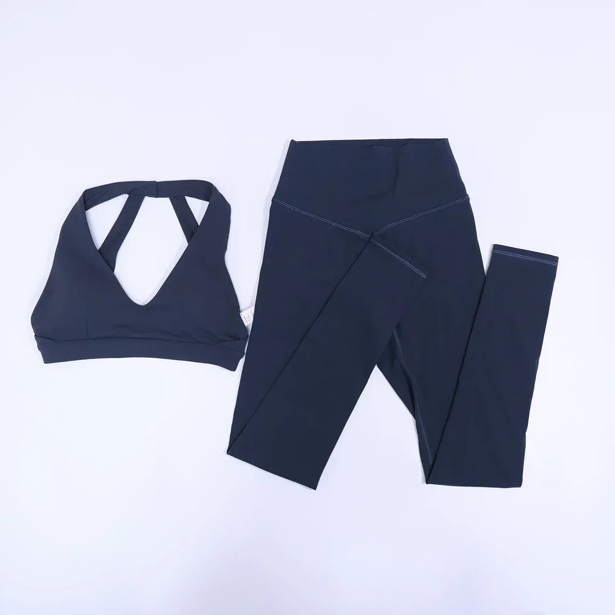 New Summer Women's Ultra Soft Sports Bra And Yoga Pants Set Fashionable Two-Piece Gym Workout Shock-Absorbing Underwear Suit