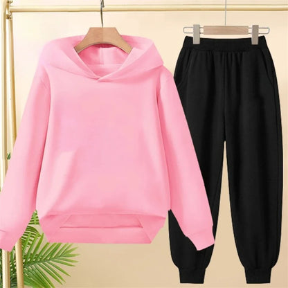 Children Hoodie Child Ninja Print 3-12 Years Old Boys Girls Toddler Coat Top+Pants Stylish Casual Black Sweatshirt Set