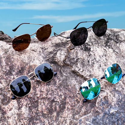 Polarized Sunglasses for Big Wide Heads Men And Women XL Size Metal Glasses Driving Sunglasses 8201