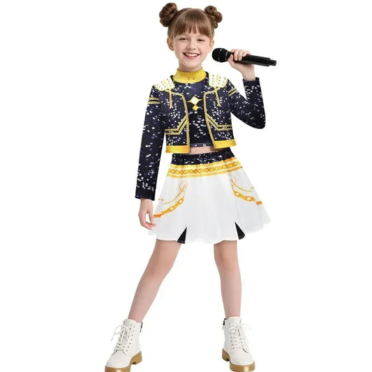 Anime Movie Kids  Cosplay Rumi Zoey Mira Cosplay Suit Clothes KPop Rumi Zoey Cosplay Costume 3D Print Costume