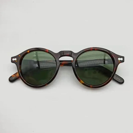 Johnny Depp Sunglasses Men Women Polarized Miltzen Style Sun Glasses Brand Vintage Acetate Frame For Male Eyeglasses Eyewear