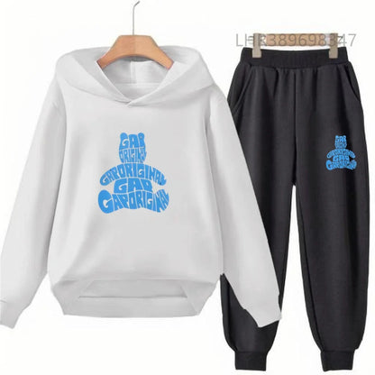 Children's Hoodies Suit Suitable Girls Boy Black Small Bear Brand Print Age 3-12 Coat Toddler Long Sleeves Leisure Clothing