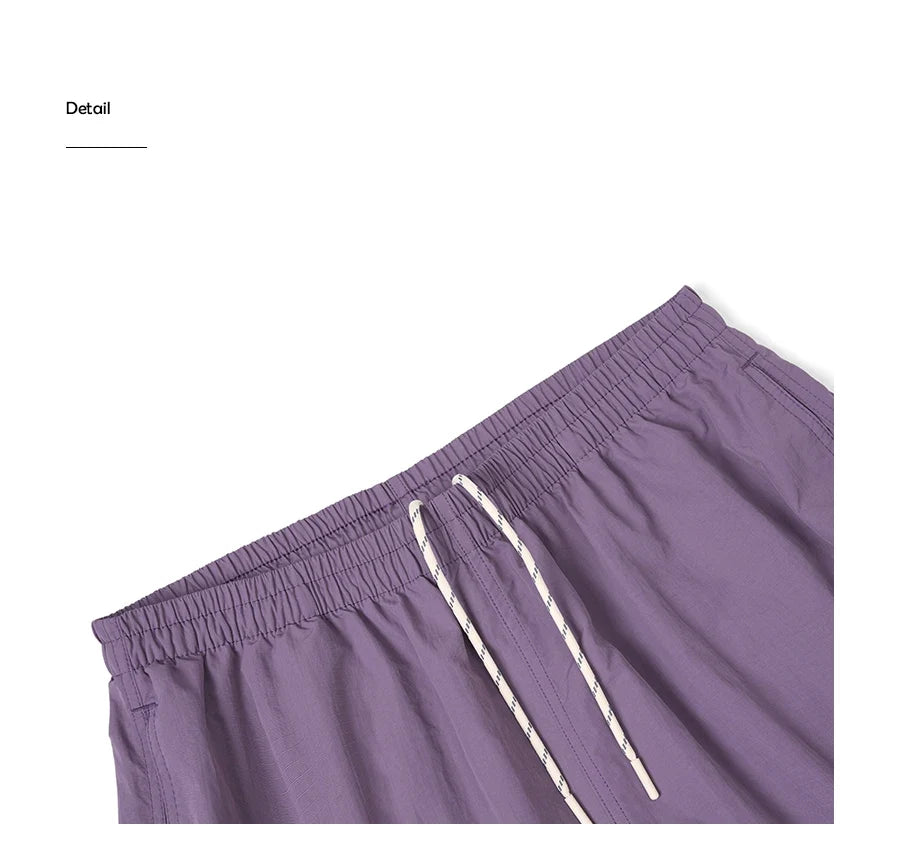2026 Summer New  Oversize【Short Length】 Outdoor Board Shorts Men Casual Drawstring Elastic Shorts