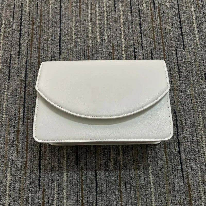 Women's Handheld Chain Evening Bag Party Banquet Rhinestone Basic Casual Matte Rectangular Patent Leather Shoulder Bag Crossbody