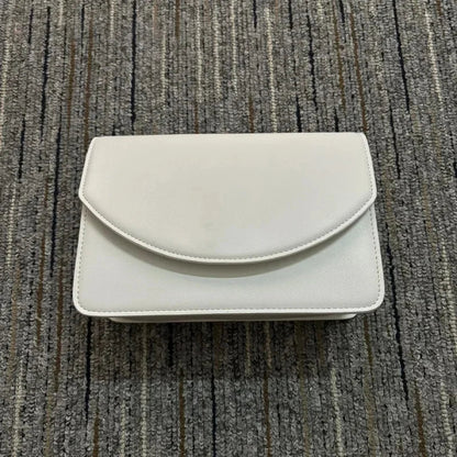 Women's Handheld Chain Evening Bag Party Banquet Rhinestone Basic Casual Matte Rectangular Patent Leather Shoulder Bag Crossbody