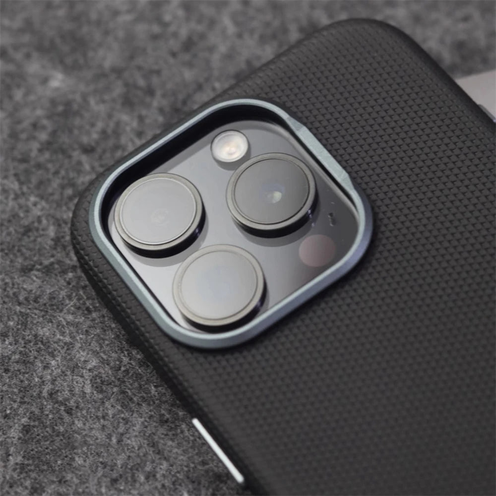 Business Hit Color Relief Leather Case For iPhone 17 Pro Max 16 15 14 13 17Air Magsafe Magnetic Wireless Charge Alloy Lens Cover